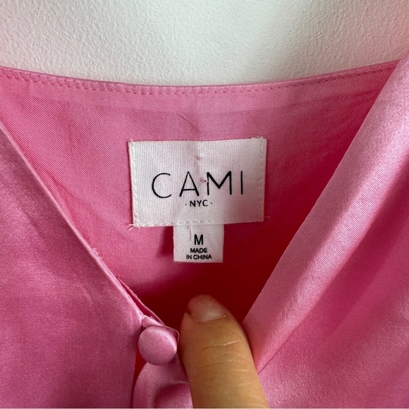 CAMI NYC 100% silk candy tank top - Picture 7 of 14